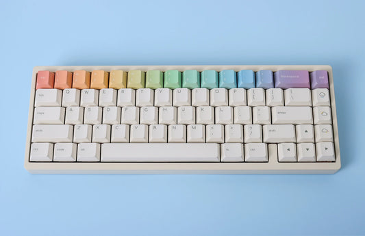 Rainbow Gradient PBT Keycap Set