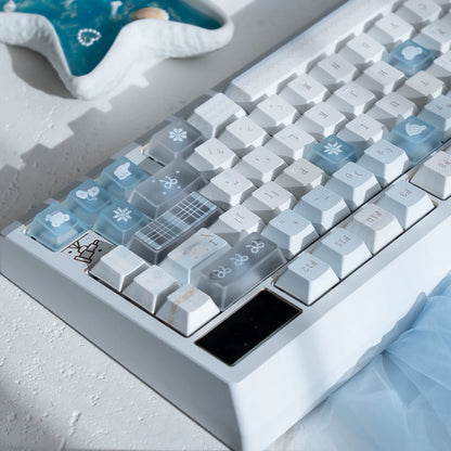 U're Lab Winter Letter Theme PBT Keycaps