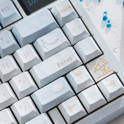 U're Lab Winter Letter Theme PBT Keycaps