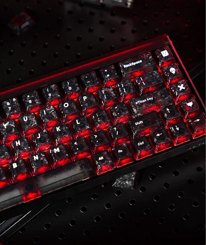 Titan Nation Ice Carbon Pattern PBT Keycap Set