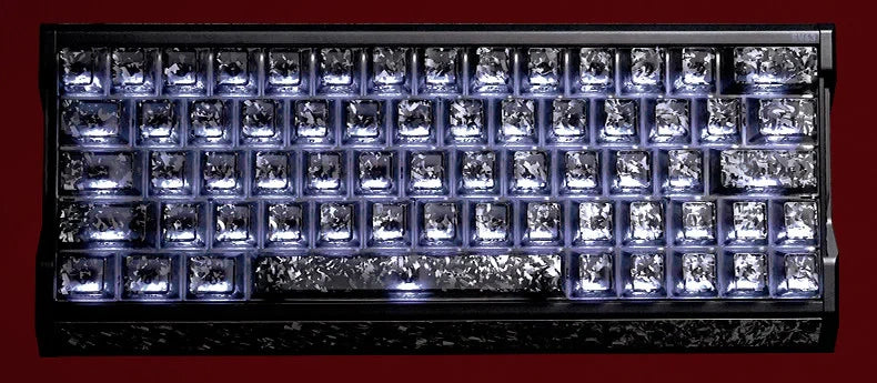 Titan Nation Ice Carbon Pattern PBT Keycap Set
