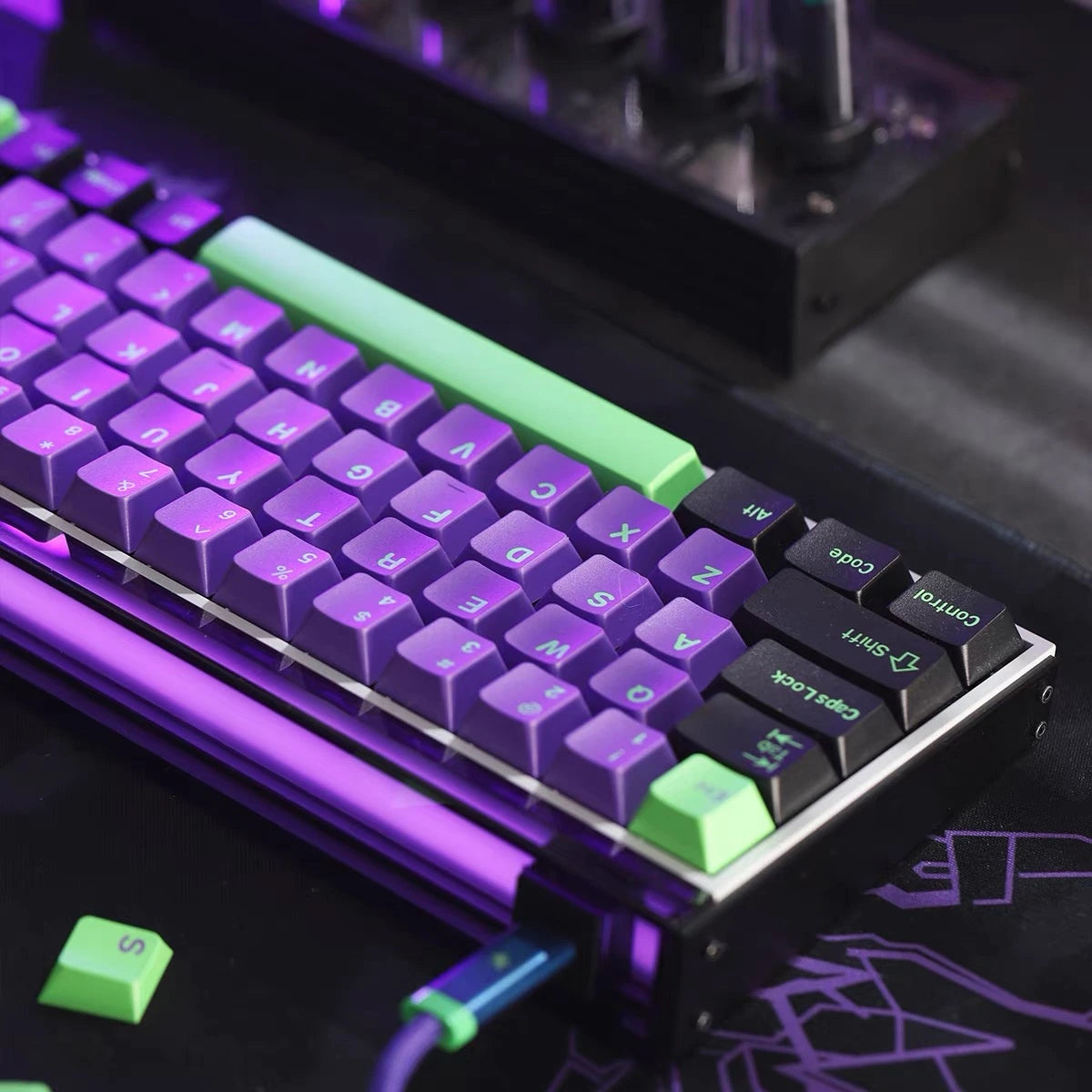 TapTempo EVA-01 Inspired PBT Keycap Set