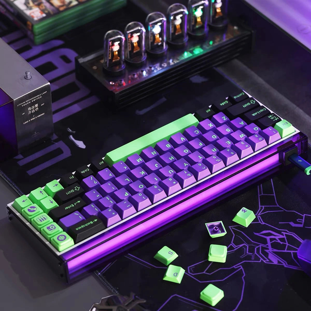 TapTempo EVA-01 Inspired PBT Keycap Set