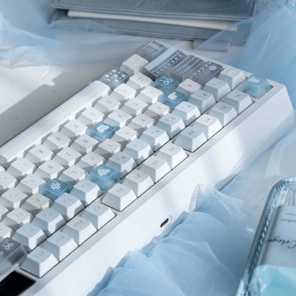 U're Lab Winter Letter Theme PBT Keycaps