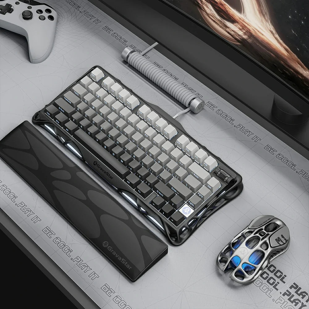 GravaStar Mercury K1 Gradient Black 75% Wireless Mechanical Keyboard