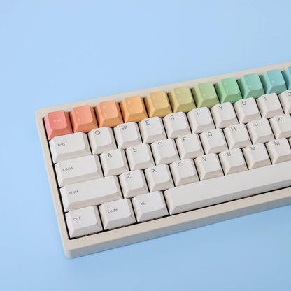 Rainbow Gradient PBT Keycap Set
