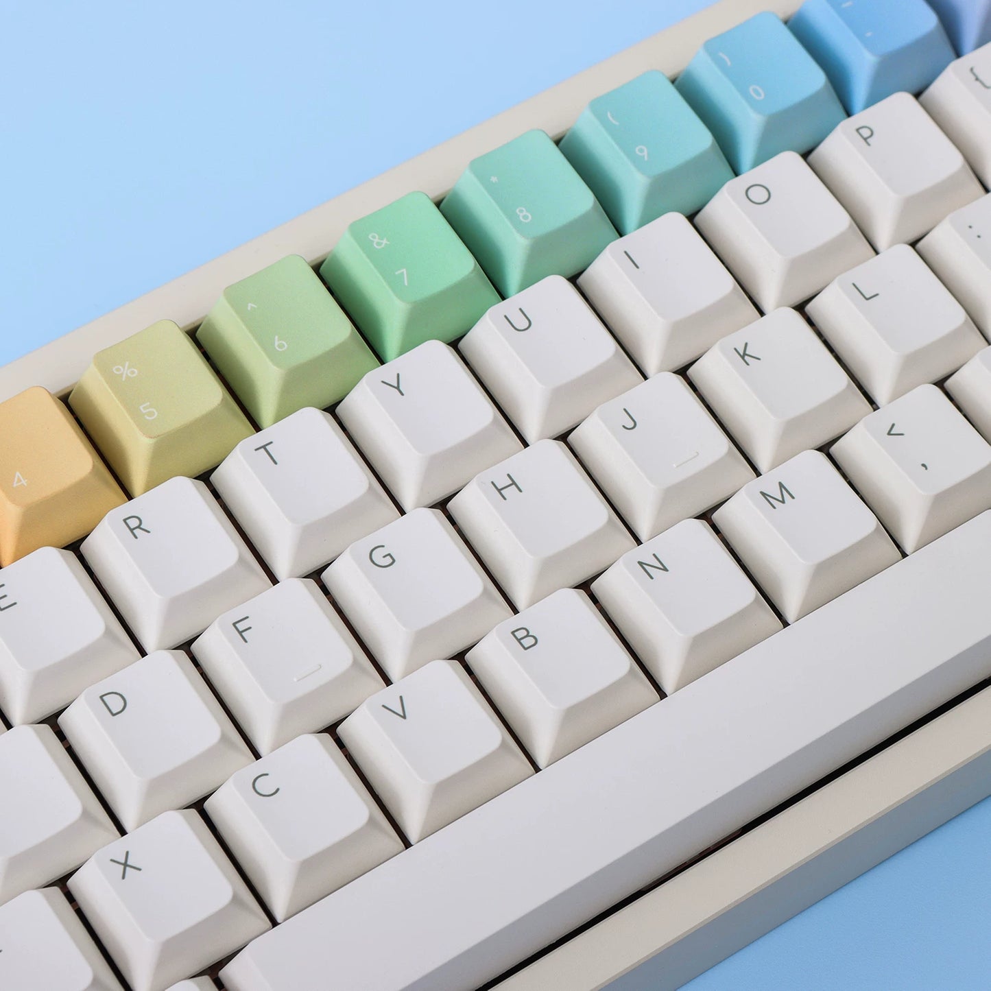 Rainbow Gradient PBT Keycap Set